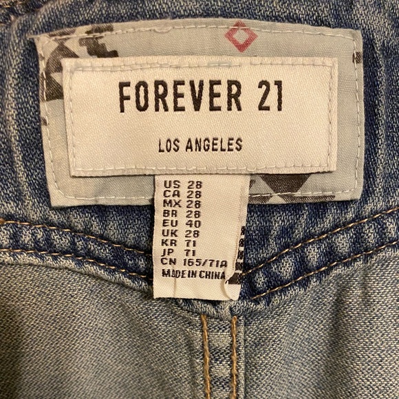 Forever 21 Jean short overalls - Picture 2 of 4